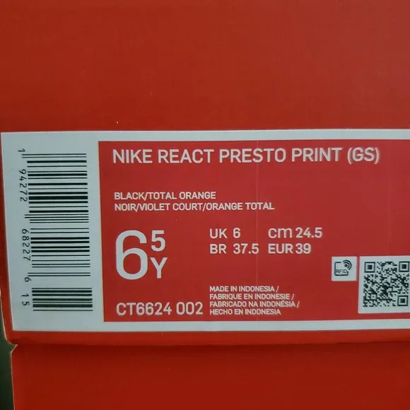 Nike React Presto Print - Picture 9 of 10